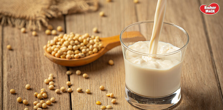 sữa đậu nành giúp tăng cân