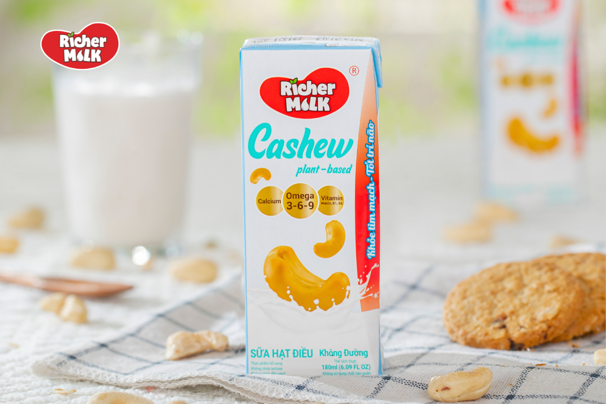 sữa hạt điều Richer Milk cho mẹ bầu